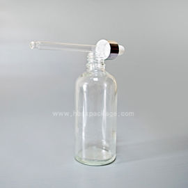 SXT-07 100ml transparent essential oil Bottles empty glass bottles with button dropper pipette