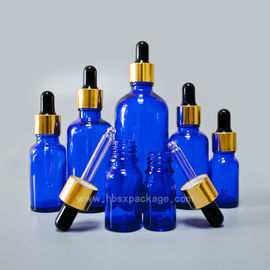 SXB-03 15ml blue essential oil Bottles empty glass bottles with button dropper pipette