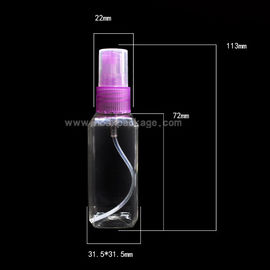Hebei shengxiang 30ml Fast delivery High Transparency empty deodorant plastic spray bottle