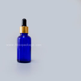 SXB-05 30ml  glass essential oil bottle blue glass bottle clear with eye dropper with tamper