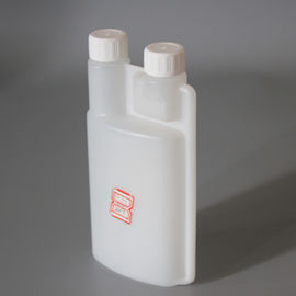 plastic double neck twin neck two necks dosing bottle 100ml 500ml 1000ml