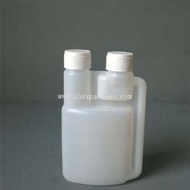 HDPE fuel additive disposable empty 1L plastic twin neck bottle