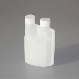 HDPE Disposable Empty Twin Neck measure plastic bottle