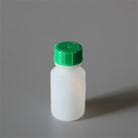 Plastic Wide Mouth Chemical Reagent Bottle,white body and green cap