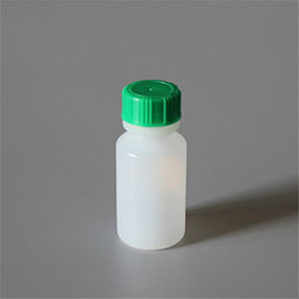 Plastic Wide Mouth Chemical Reagent Bottle,white body and green cap