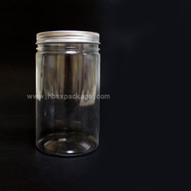 2016 new product Child Proof Refillable 1L Wide Mouth Food Grade Cylinder Plastic Candy Jars