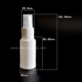 Hebei Shengxiang HDPE material 30ml white perfume bottle plastic spray bottle