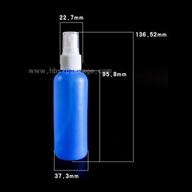 Hebei Shengxiang HDPE material 100ml blue perfume or pharmaceutical plastic spray bottle