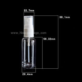 Hebei Shengxiang PET Material 30ml transparent color of the plastic or sterile plastic spray bottle