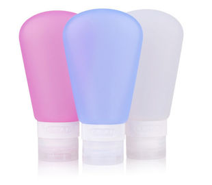 New design travel squeeze silicone lotion triangle bottle from hebei shengxiang