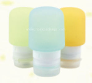 Hebei Shengxiang leak proof squeezable, BPA free, Food Grade Protable Silicone Travel Bottle with different colours