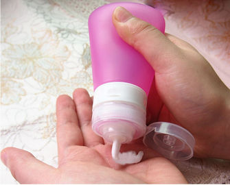 leak proof squeezable, BPA free, Food Grade Protable Silicone Travel Bottle from Hebei Shengxiang