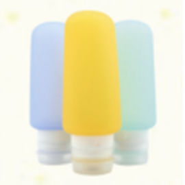 2017 new bright light colour leak proof squeezable, BPA free, Food Grade Protable Silicone Travel Bottle