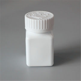 85ml Plastic pill bottles square shape tablet bottle with screw cap for medicine empty plastic bottle