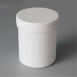 2.5l PE Round Plastic Medical powder Bottle with Screw cap in white