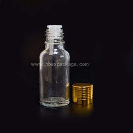 100ml clear frosted glass dropper bottle with childproof and tamperproof cap for e liquid / essential oil bottle