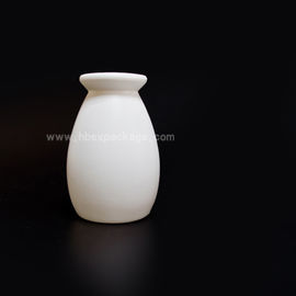 Best Selling 100cc Empty White HDPE Plastic Yogurt Bottle with Foil Sealing