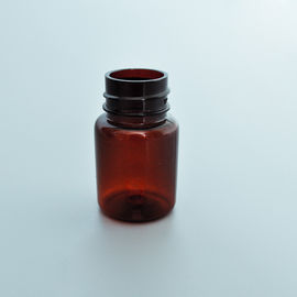 30g transparent plastic PS health care products squeeze bottle for capsule