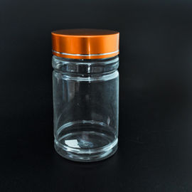 Medical Red Colorful Transparent small glass bottles with caps