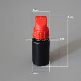 HDPE material plastic eye dropper bottles with rotate the cover