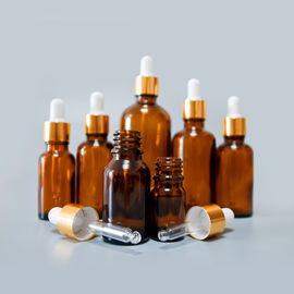 30ml 60ml 120ml Amber Clear Color Boston Round Glass Bottle Essential Oil Bottles