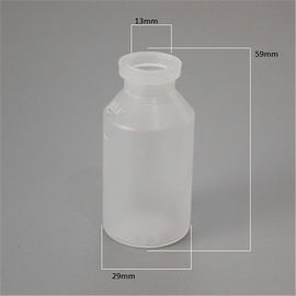 widely used PE plastic medicine bottle with rubber stopper for vaccine injection