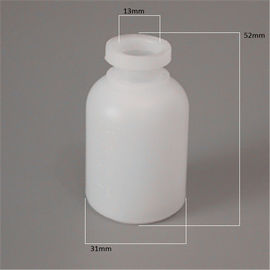 best selling Hebei Shengxiang  PE plastic medicine bottle with rubber stopper for vaccine injection