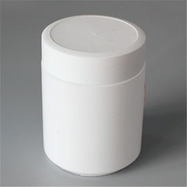2.5l PE Round Plastic Medical powder Bottle with Screw cap in white