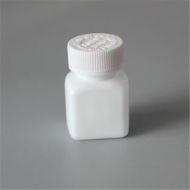 35ML HDPE medicinal pills packing bottle with CRC silica gel cap