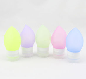 New design travel squeeze silicone lotion triangle bottle from hebei shengxiang