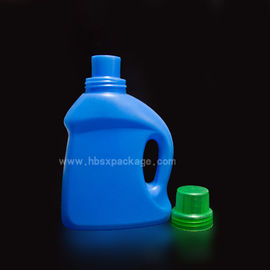 3L red HDPE Plastic Bottle for Liquid Laundry Detergent with colorful cap