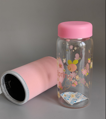350/450ml glass water bottle/Vaso de agua/Vasos de agua para estudiantes/Vidrio/Taza de té/Vaso de agua portátil