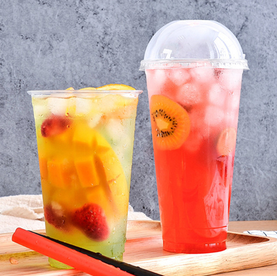 PLA drinks cup/cold drink cup/compostable cup/Matériaux dégradables/المواد القابلة للتحلل/Abbaubares Material/PLA straw