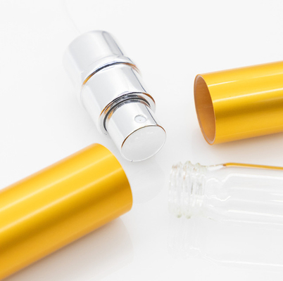 5ml/10ml perfume bottle/cosmetic bottle/metal glass bottle/portable design/customized logo/factory wholesale