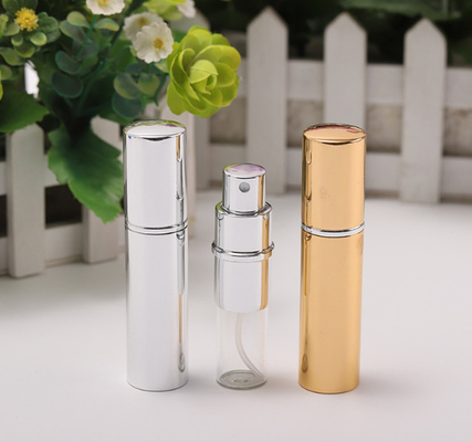 5ml/10ml perfume bottle/cosmetic bottle/metal glass bottle/portable design/customized logo/factory wholesale