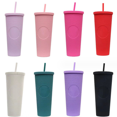 ins hot sale 750ml new design water bottle/drinking bottle/colorful bottle/STRAW CUP/Diamond water Cup/factory wholesale