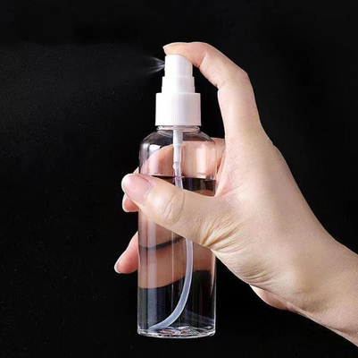 Hebei Shengxiang HDPE material 30ml white perfume bottle plastic spray bottle