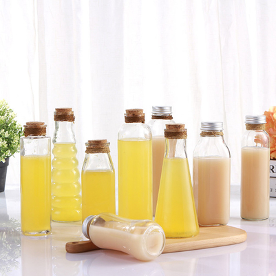 factory wholesale 350ml/500ml Juice bottle/beverage bottle/glass bottle/milk bottle/Customizable logo/