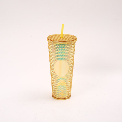 ins hot sale 750ml new design water bottle/drinking bottle/colorful bottle/STRAW CUP/Diamond water Cup/factory wholesale