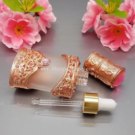 Hot sell 10ml copper/gold glass eaaential oil bottle ,high-end,atmosphere and grade