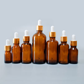 5 ml Amber Glass Essential Oil Bottle with European Dropper Cap