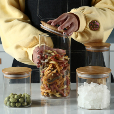 ins hot sale Canister/glass bottle/food grage materials/family helper/Storage bottle/christmas gift/present /family use