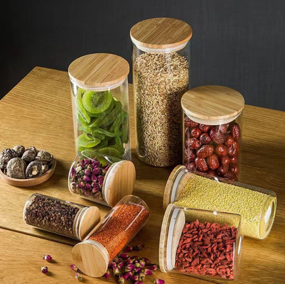 ins hot sale Canister/glass bottle/food grage materials/family helper/Storage bottle/christmas gift/present /family use