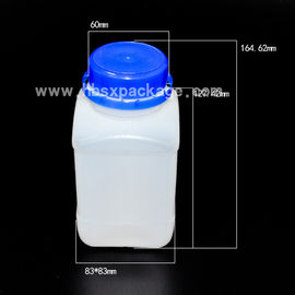 Pharmacy health supplement capsule pill plastic white/transparent PE medicine bottle
