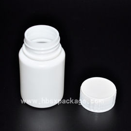 Pharmacy health supplement capsule pill plastic white/transparent PE medicine bottle
