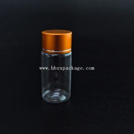 Customized PET plastic health and care bottle with different color and screw cap