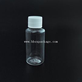 Customized PET plastic health and care bottle with different color and screw cap