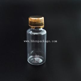 Customized PET plastic health and care bottle with different color and screw cap