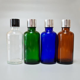 Different Color Of Small Vial Drop Glass Essential Oil Storage Containers With Screw Cap