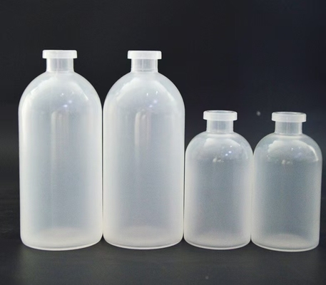 Leakproof Round Vaccine Bottle With White Transparent Amber Cap Color And EO Sterilization